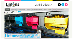 Desktop Screenshot of lintons-printers.co.uk