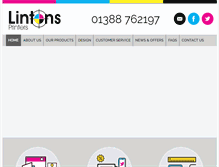 Tablet Screenshot of lintons-printers.co.uk